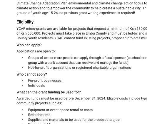Youth Climate Action Fund Micro-Grant Program (18)